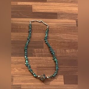 Turquoise 925 Beaded Necklace